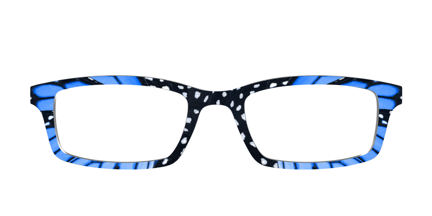 The Sapphire Butterfly - Front Top Image - Pair Eyewear