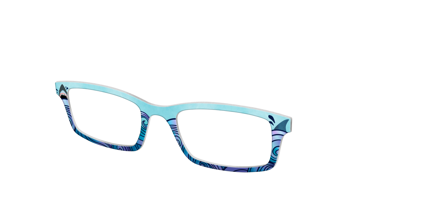 The Shark Frenzy - Angle Top Image - Pair Eyewear