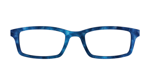 The Shimmering Cobalt Hexagons - Pair Eyewear