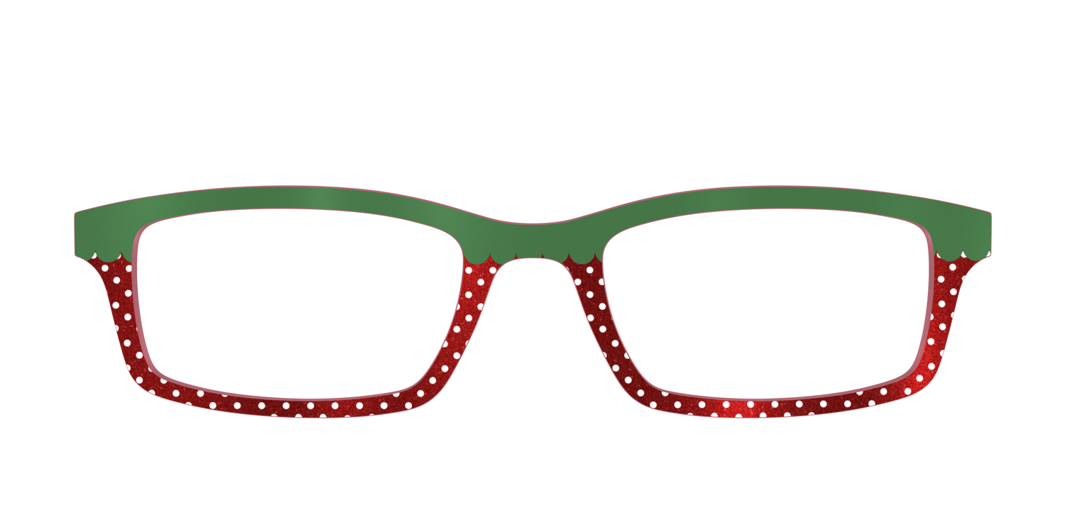 The Shimmer Strawberry - Front Top Image - Pair Eyewear