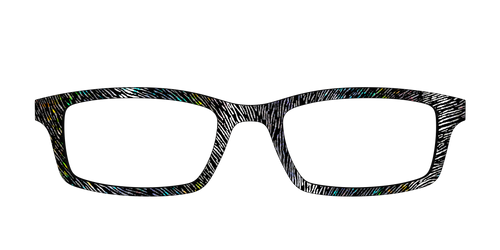 The Silver Holographic Spell Sparks - Pair Eyewear