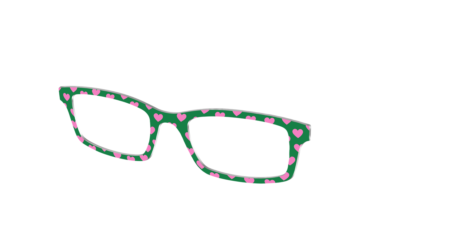 The Simple Hearts - Angle Top Image - Pair Eyewear