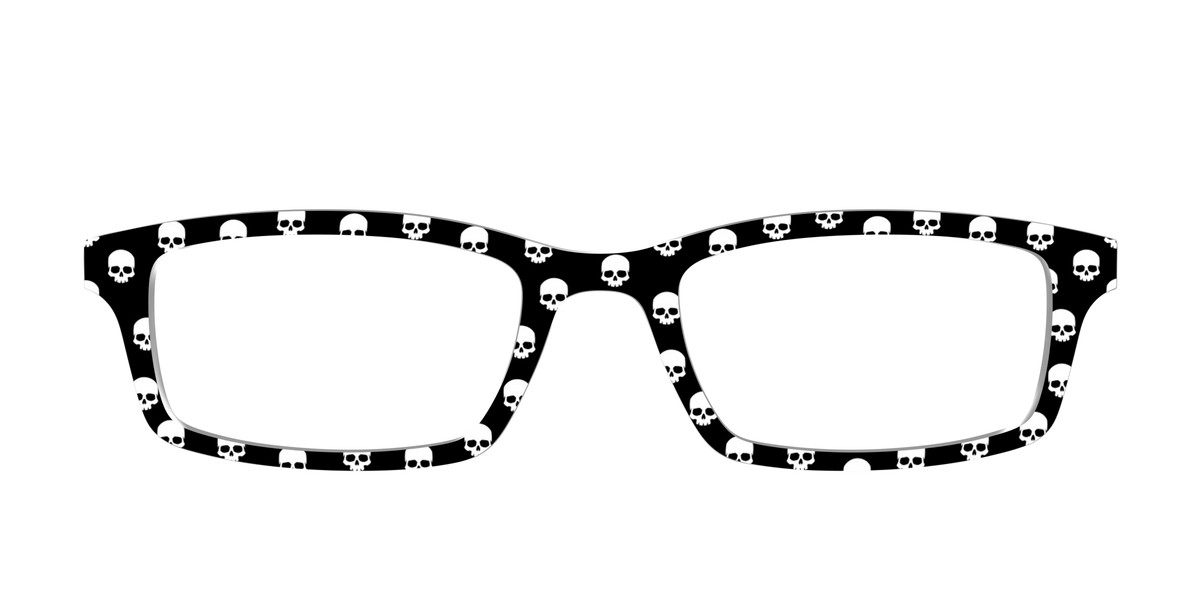The Simple Spooky Skulls - Front Top Image - Pair Eyewear