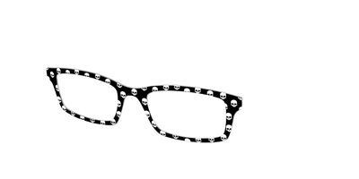 The Simple Spooky Skulls - Angle Top Thumbnail - Pair Eyewear