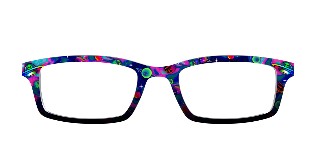 The Space Invasion Marble - Front Top Image - Pair Eyewear