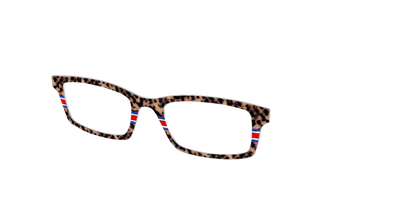 The Spirit Stripe Tortoise - Angle Top Thumbnail - Pair Eyewear