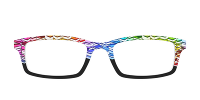 The Rainbow Stacks Split - Front Top Thumbnail - Pair Eyewear
