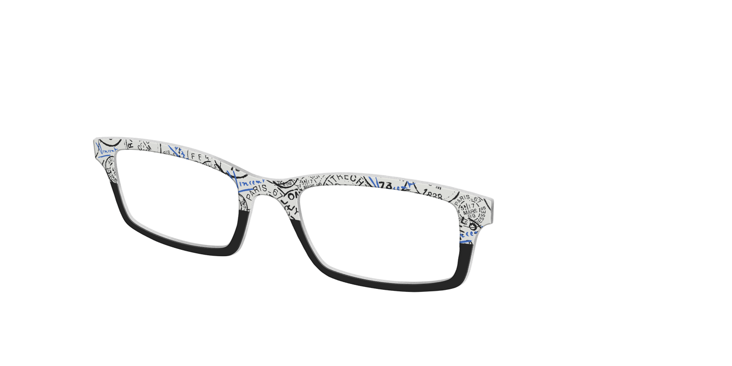 The Stamps Split - Angle Top Image - Pair Eyewear