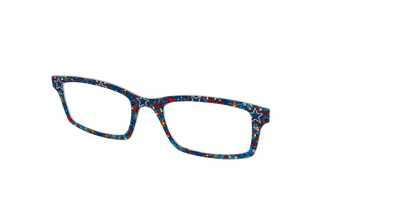 The Star-Spangled Stained Glass - Angle Top Thumbnail - Pair Eyewear