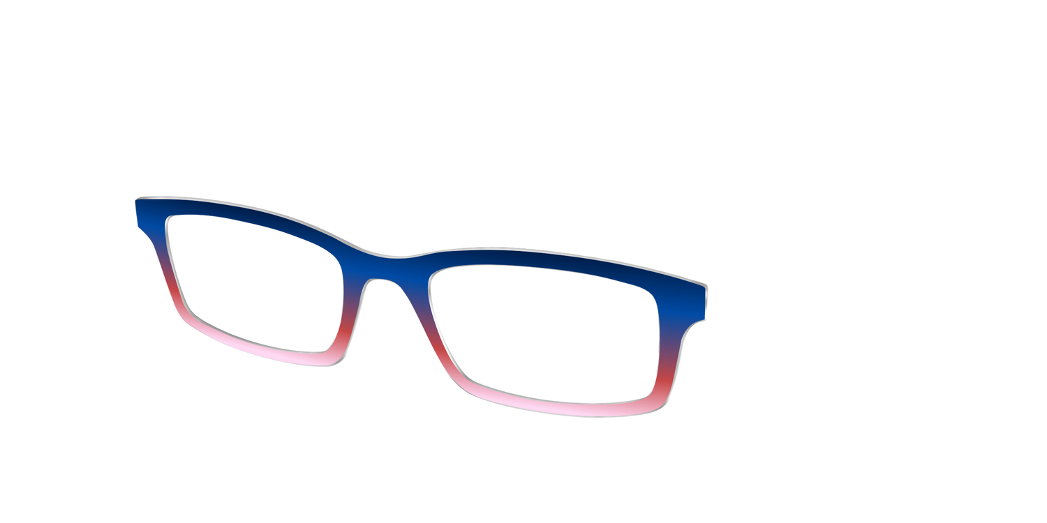 The Summer Sky Gradient - Angle Top Image - Pair Eyewear