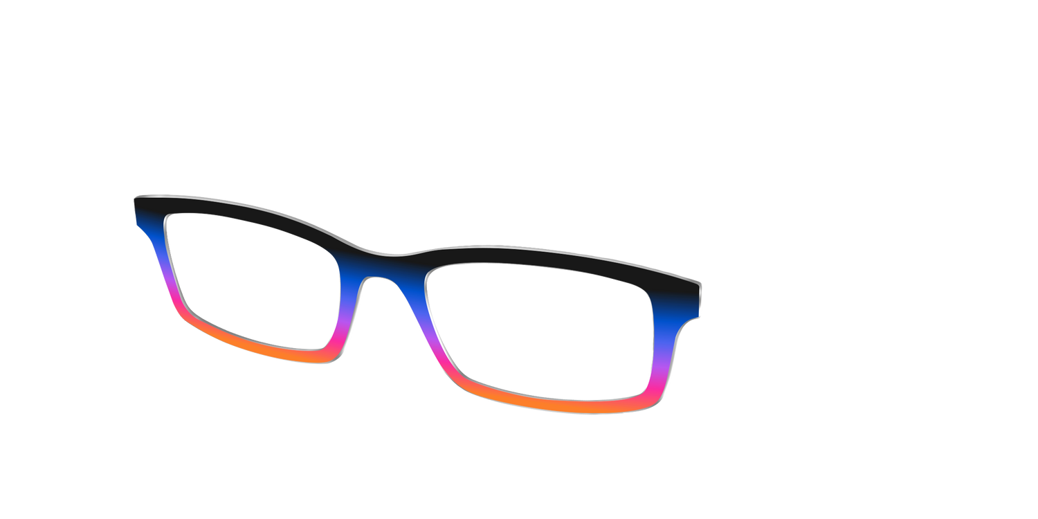 The Summer Sunset Gradient - Angle Top Image - Pair Eyewear
