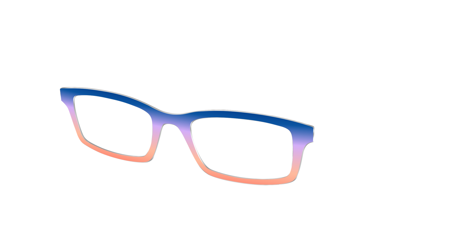 The Sundown Gradient - Angle Top Image - Pair Eyewear