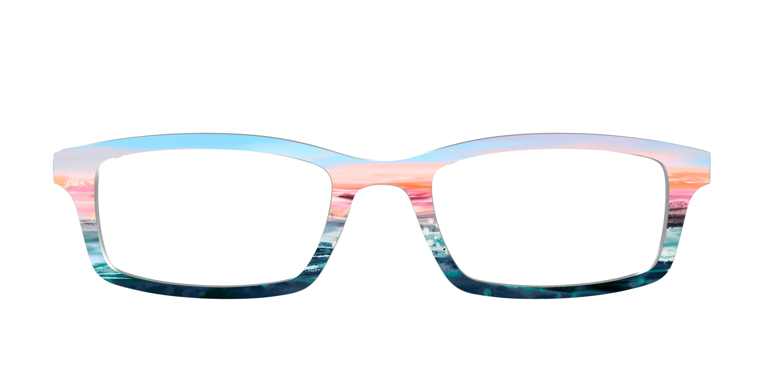 The Sunset Seashore - Front Top Image - Pair Eyewear