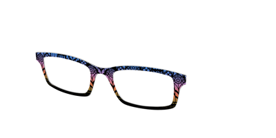 The Sunset Stained Glass - Angle Top Thumbnail - Pair Eyewear