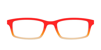 The Tangerine to Apricot Gradient - Front Top Thumbnail - Pair Eyewear