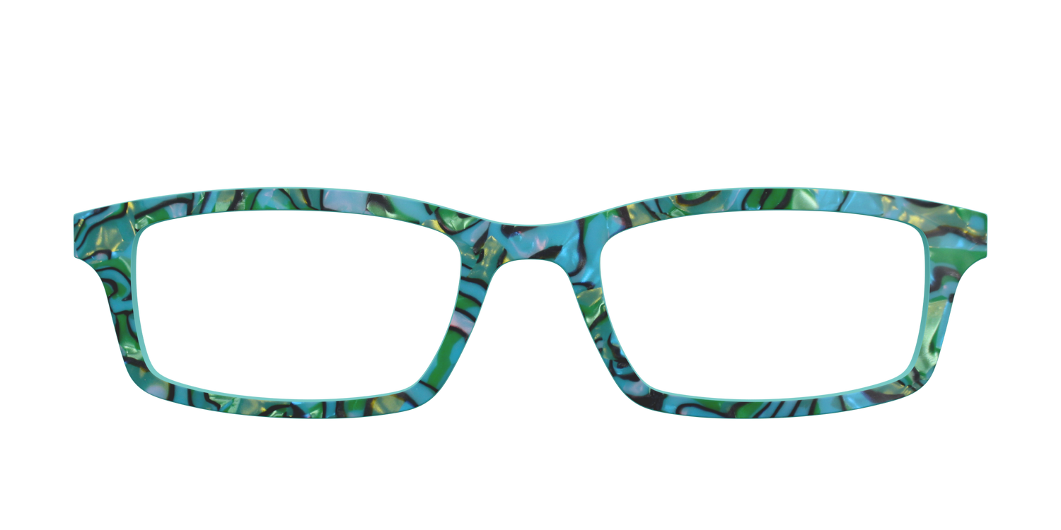 The Teal Turbo Shell - Front Top Image - Pair Eyewear