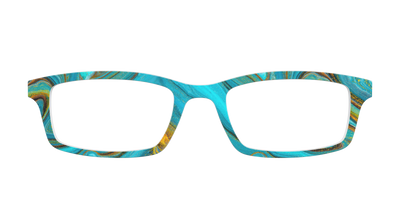 The Turquoise Geode - Front Top Thumbnail - Pair Eyewear