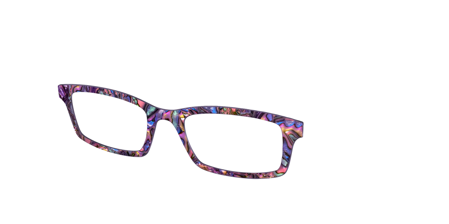 The Ultraviolet Pearl Shell - Angle Top Image - Pair Eyewear