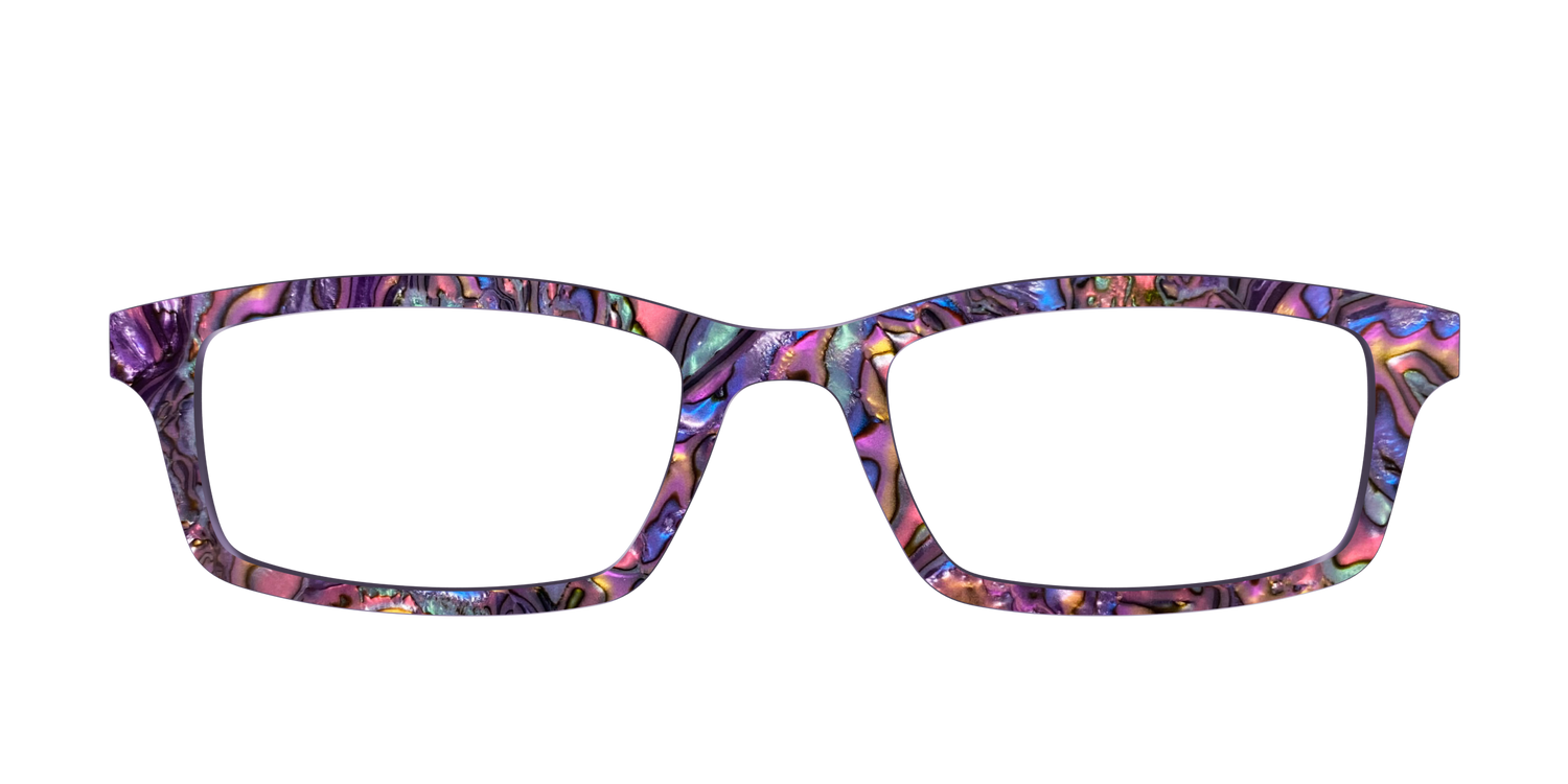 The Ultraviolet Pearl Shell - Front Top Image - Pair Eyewear