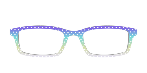 The Violet to Thistle Gradient Polka Dot - Pair Eyewear