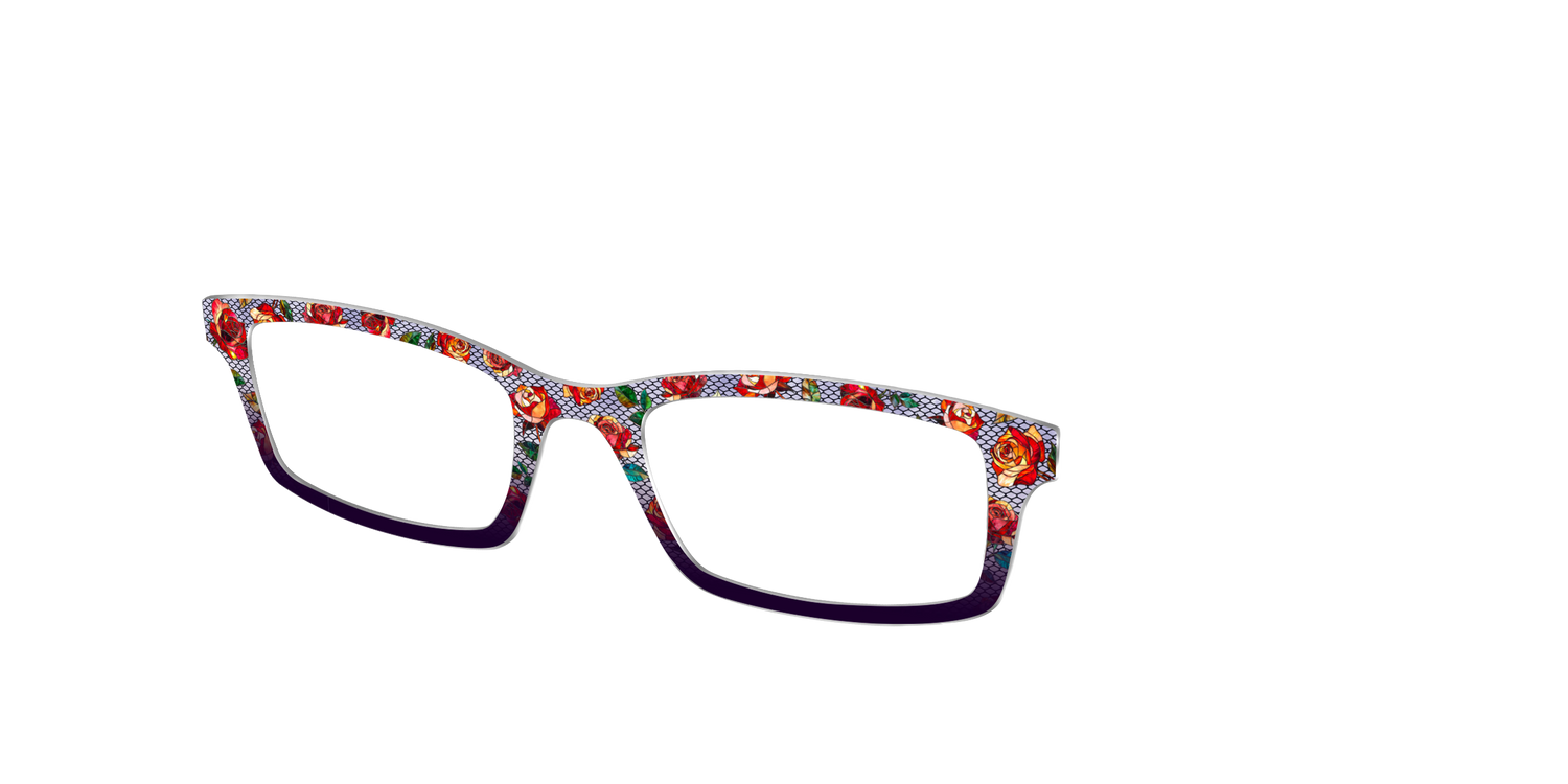 The Wedding Chapel Stained Glass - Angle Top Image - Pair Eyewear