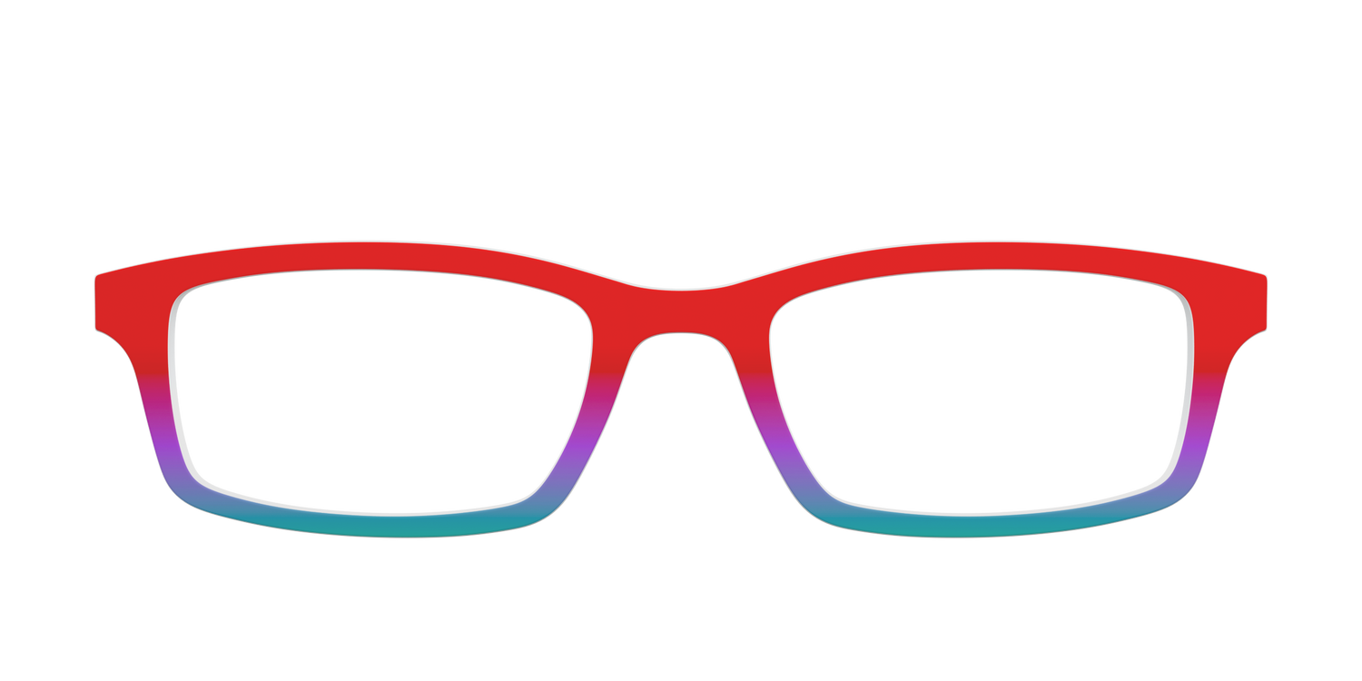 The Western Sunset Gradient - Front Top Image - Pair Eyewear