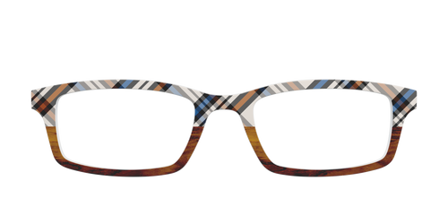 The Wood Split Plaid - Pair Eyewear