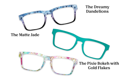 The Drew - Seafoam Clear - Pairing Set - Pair Eyewear