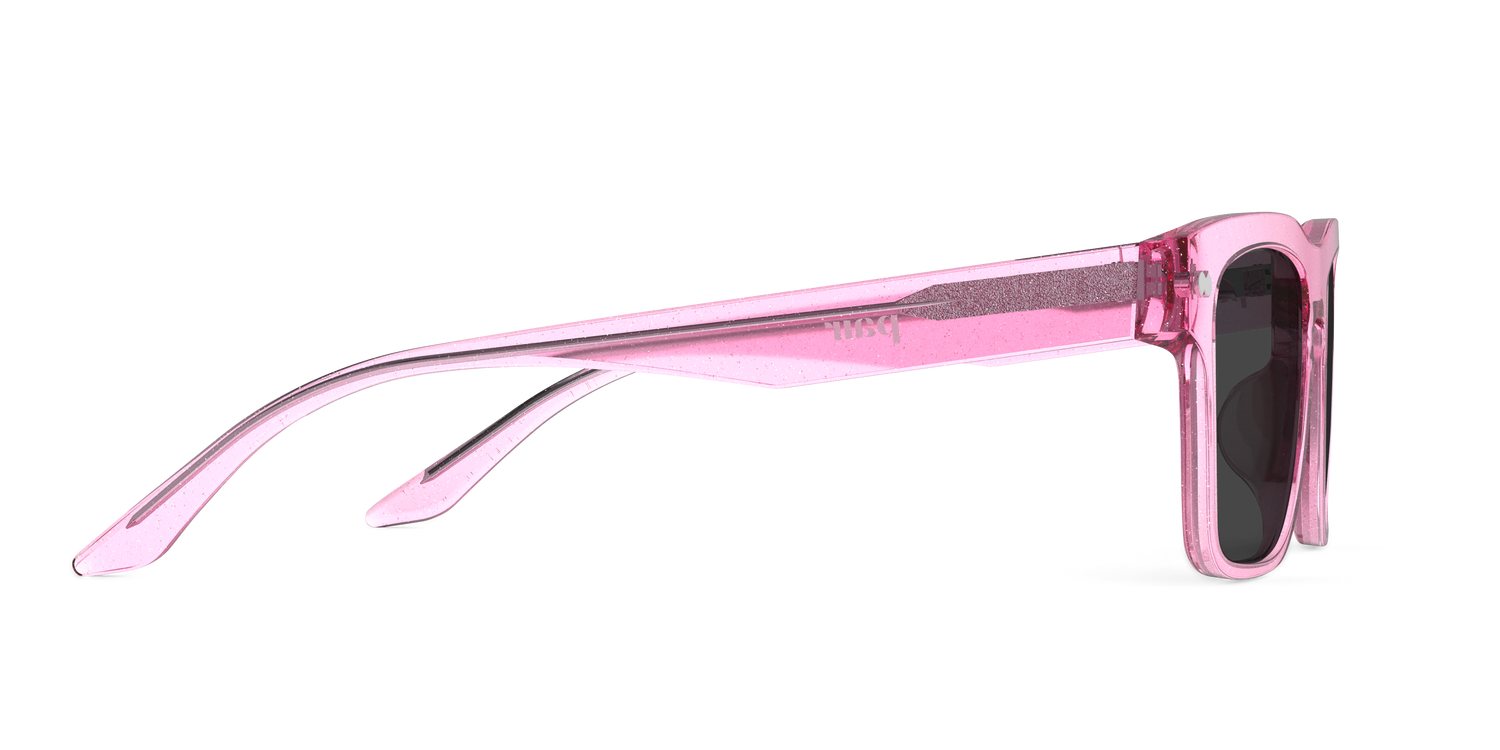 The Drew - Pink Glitter Clear Sun - Carousel5 - Pair Eyewear