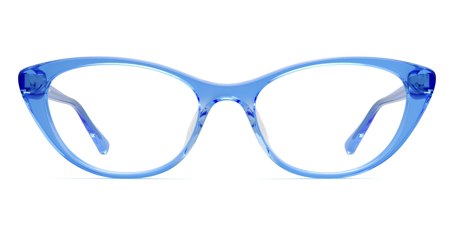 The ella - Blue Clear - Carousel1 - Pair Eyewear