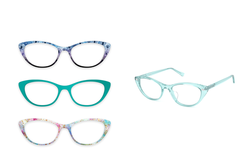 The ella - Seafoam Clear - Pair Eyewear