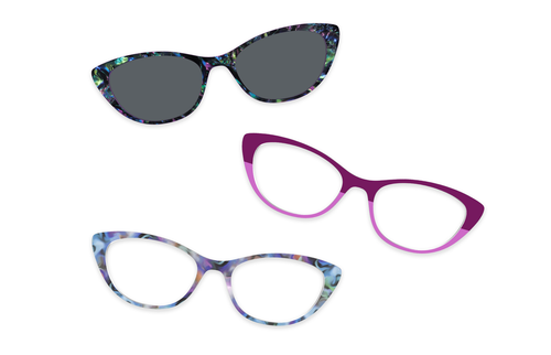 The Violet Wildflower Pairing Set - Pair Eyewear