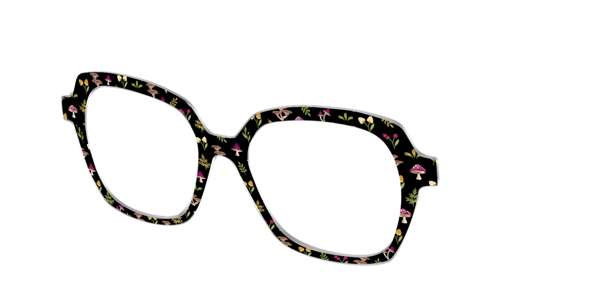 The Dainty Mushroom Floral - Angle Top Image - Pair Eyewear