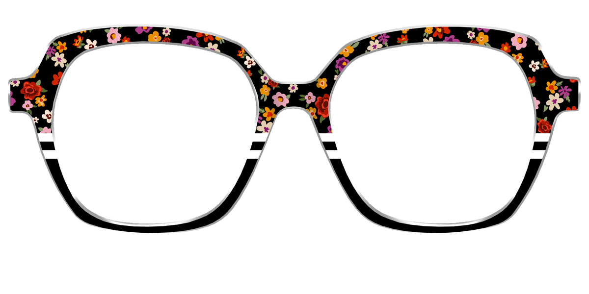 The Ditsy Stripe Split - Front Top Image - Pair Eyewear