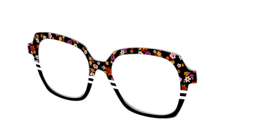 The Ditsy Stripe Split - Angle Top Thumbnail - Pair Eyewear