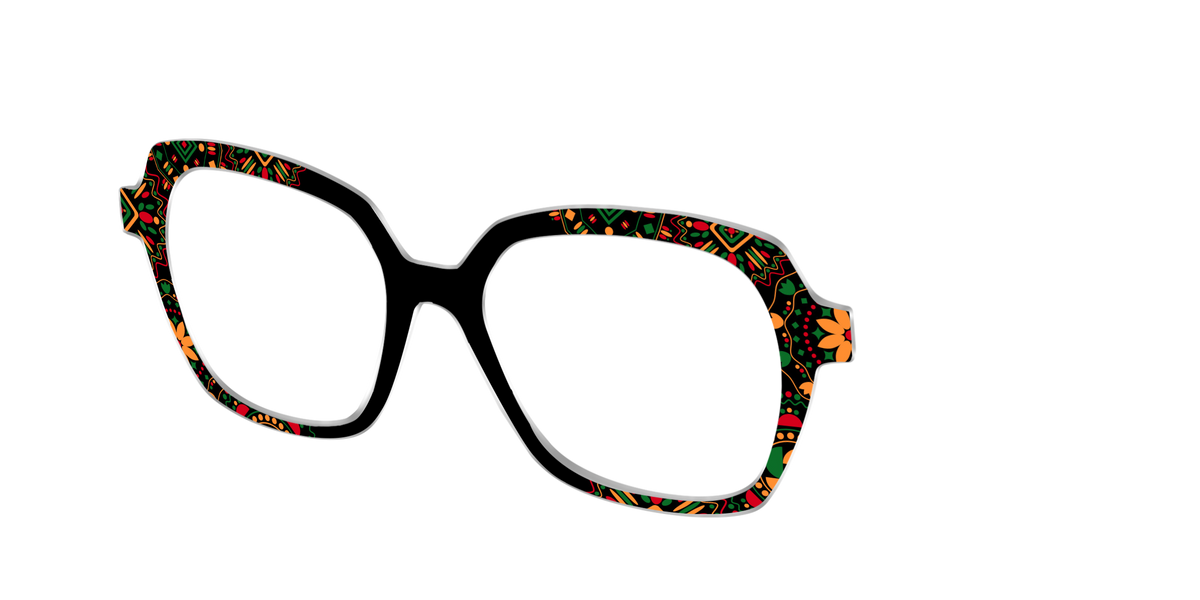 The Kwanzaa Medallion - Angle Top Image - Pair Eyewear