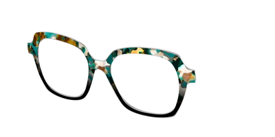 The Oxidized Copper Tortoise - Angle Top Thumbnail - Pair Eyewear