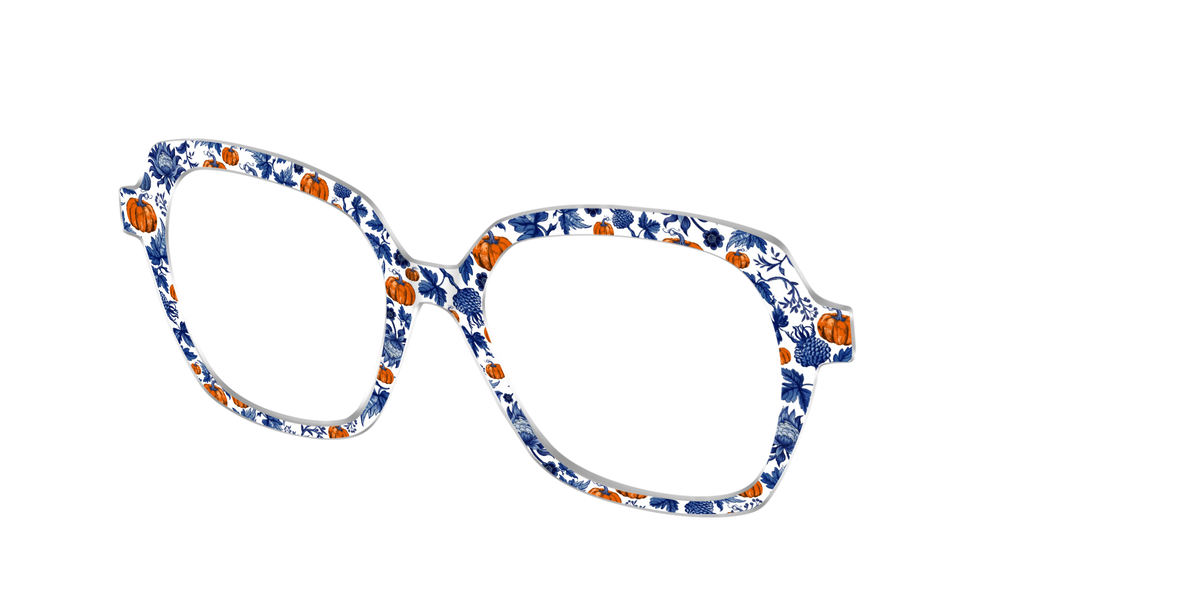 The Pumpkin Garden Toile - Angle Top Image - Pair Eyewear