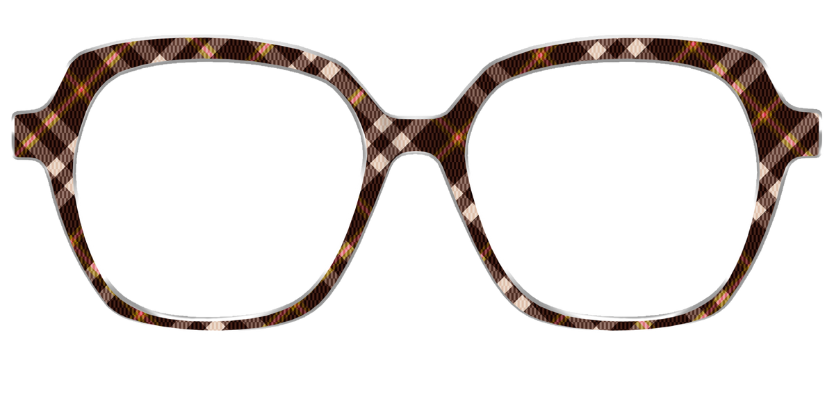The Rustic Plaid - Front Top Image - Pair Eyewear