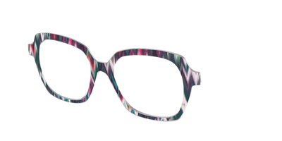 The Teal Ikat - Angle Top Thumbnail - Pair Eyewear