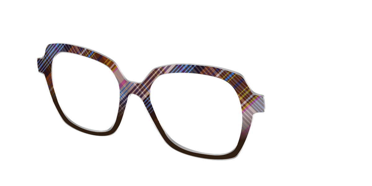 The Twill Tartan - Angle Top Image - Pair Eyewear