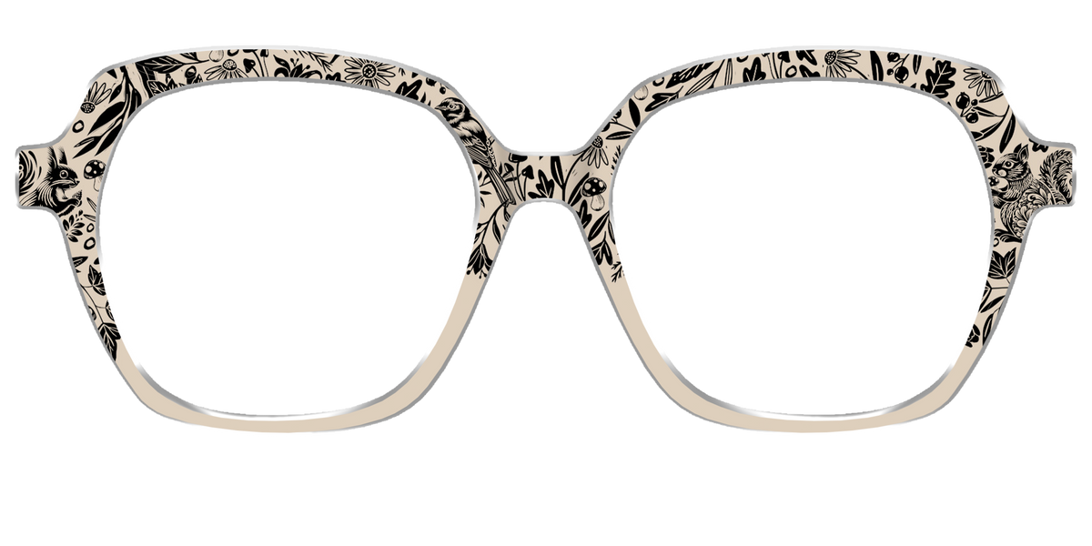 The Woodcut Squirrels - Front Top Image - Pair Eyewear