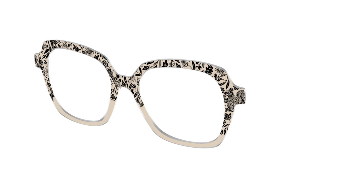 The Woodcut Squirrels - Angle Top Image - Pair Eyewear
