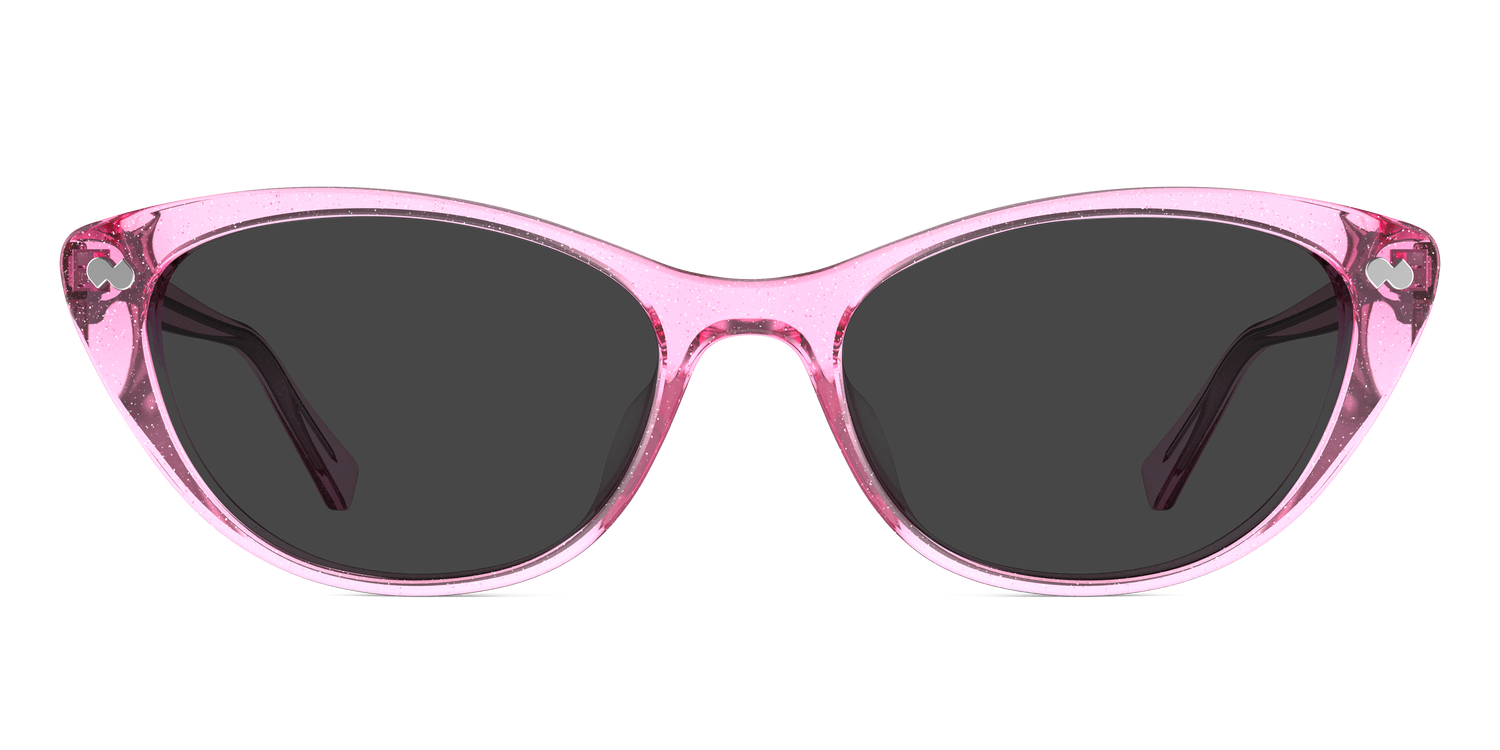 The Ella - Pink Glitter Clear Sun - Carousel1 - Pair Eyewear