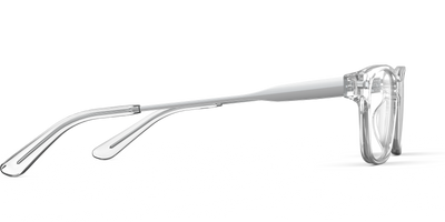 The Finley - Crystal Clear Acetate Silver Metal - Thumbnail13 - Pair Eyewear