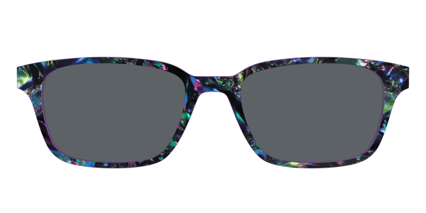 The Finley - Violet Pearlized Gradient Acetate Rose Gold Metal