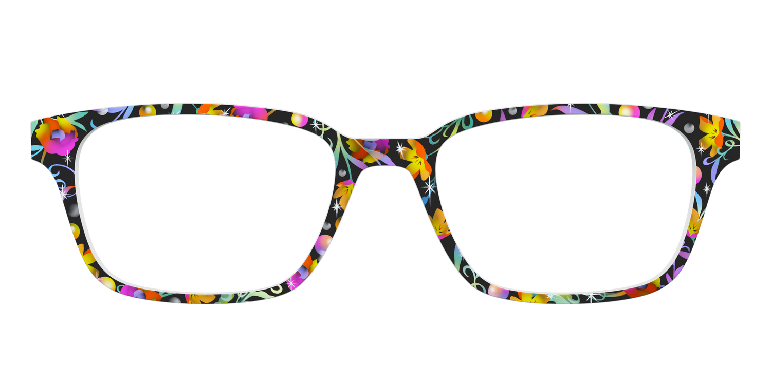 The Airbrushed Floral - Front Top Image - Pair Eyewear