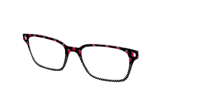 The Apple Polka Dot Split - Angle Top Thumbnail - Pair Eyewear