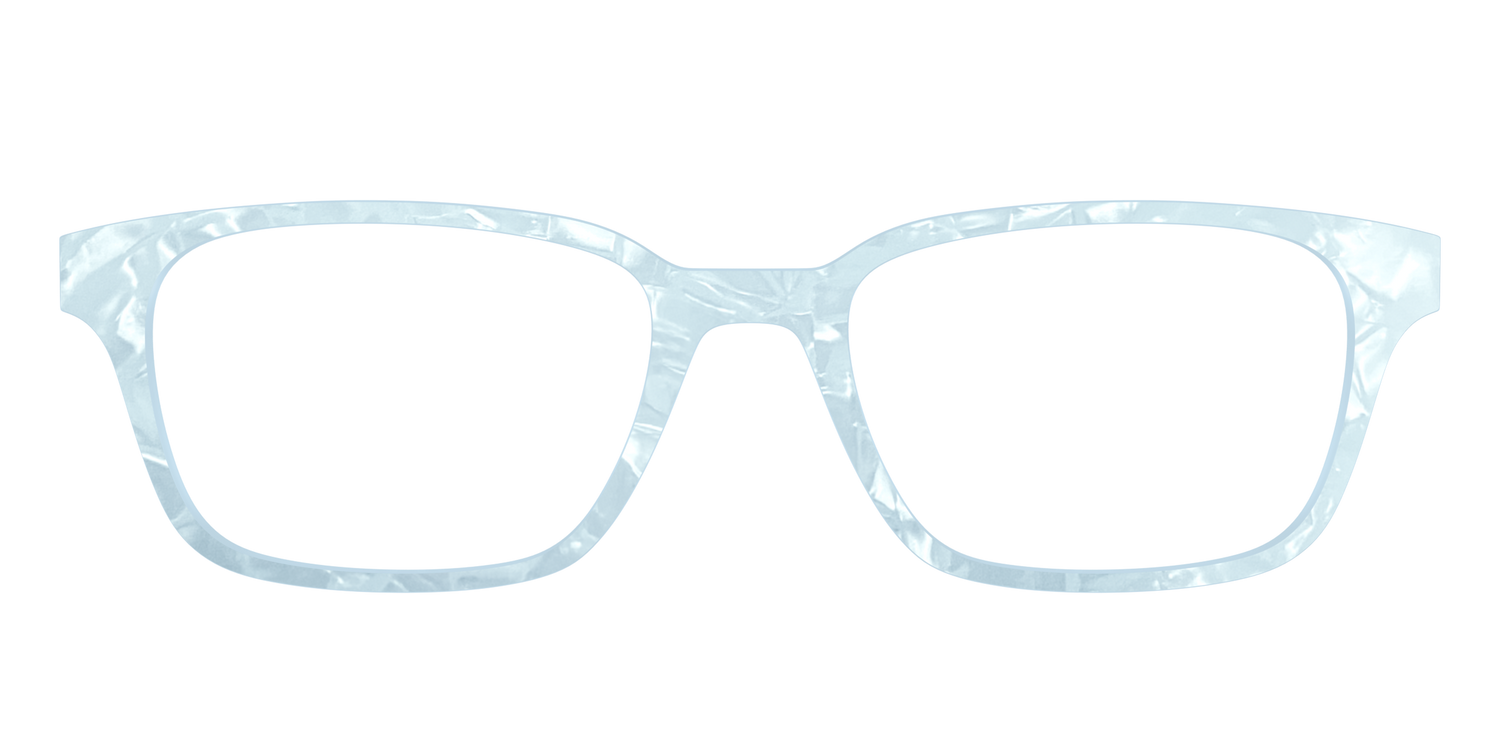 The Aquamarine Pearl Marble - Front Top Image - Pair Eyewear