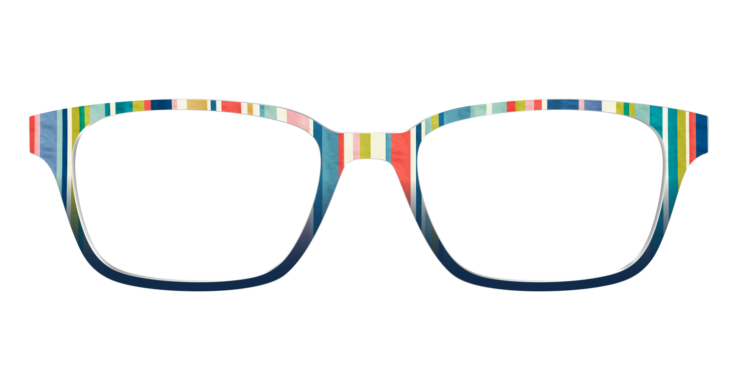 The Beach Bum Stripes - Front Top Image - Pair Eyewear